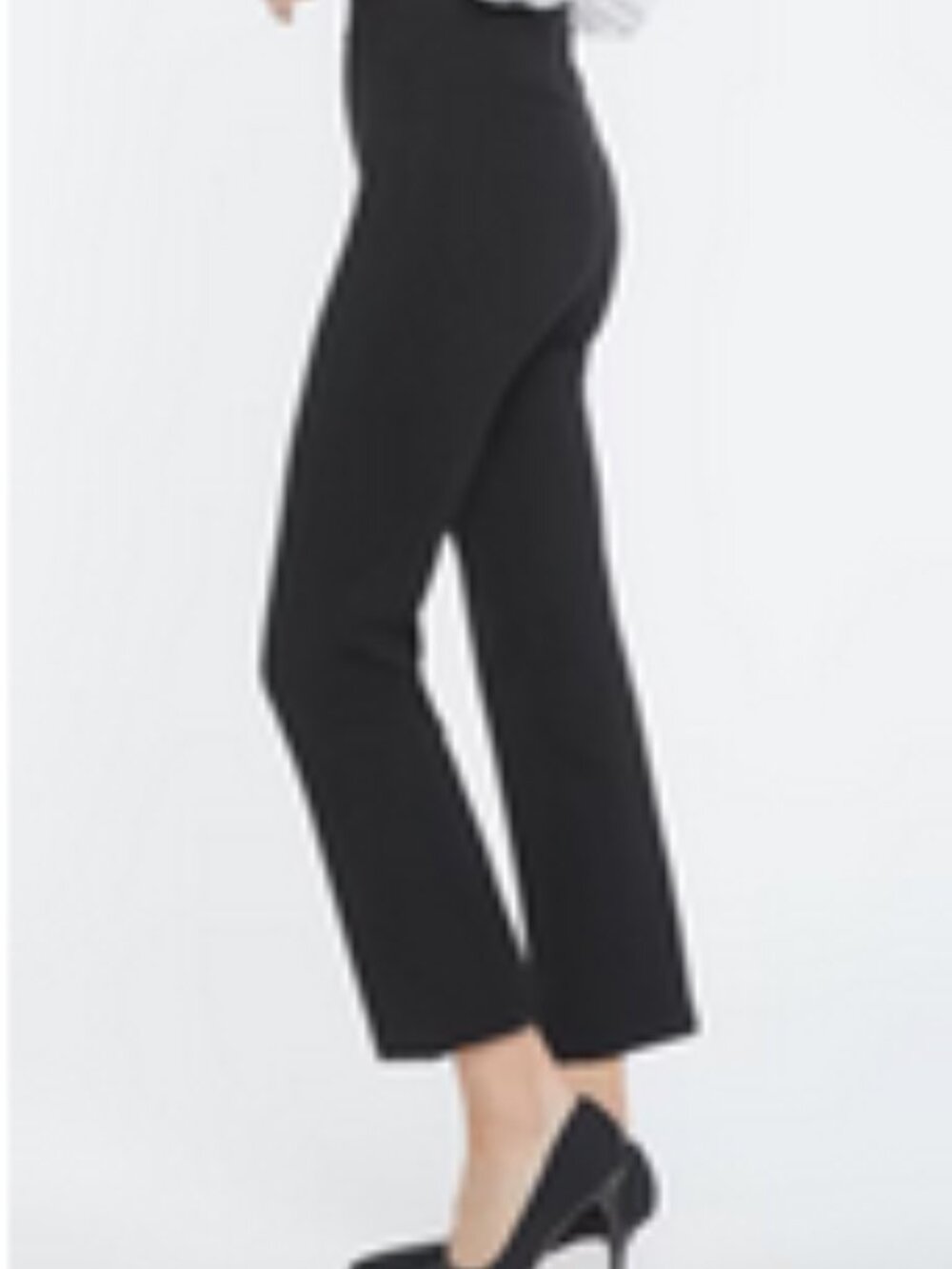 NYDJ Pull On Straight Leg Slacks in Black - Size XS